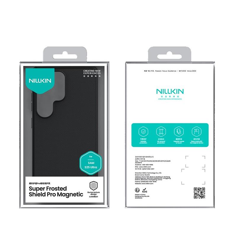 NILLKIN super frosted shield PRO MAGNETIC SAMSUNG S25 ULTRA, ЧЕРЕН / ЧЕРЕН