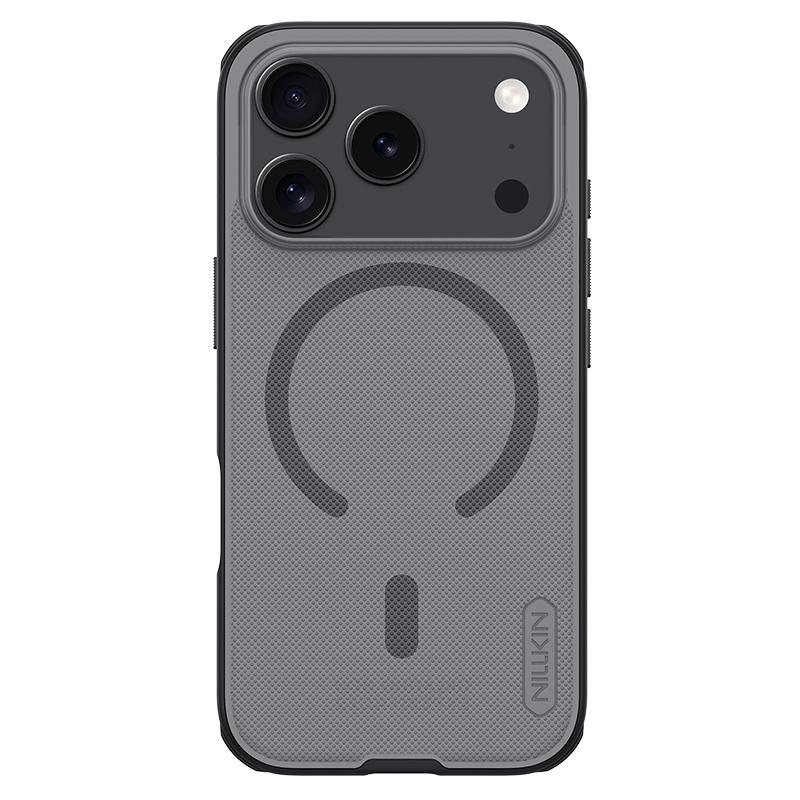 Кейс Nillkin Super Frosted Shield Pro Magnetic за iPhone 17 Pro / 18 Pro прозрачно черен