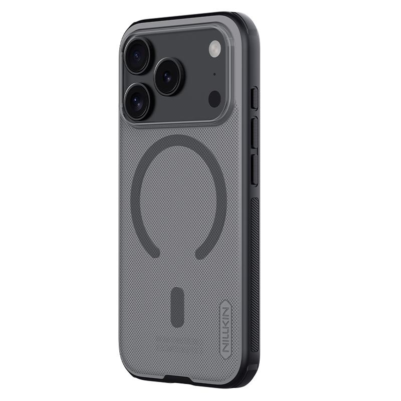 Кейс Nillkin Super Frosted Shield Pro Magnetic за iPhone 17 Pro / 18 Pro прозрачно черен