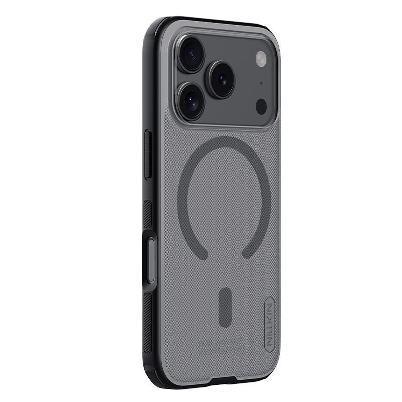 Кейс Nillkin Super Frosted Shield Pro Magnetic за iPhone 17 Pro / 18 Pro прозрачно черен