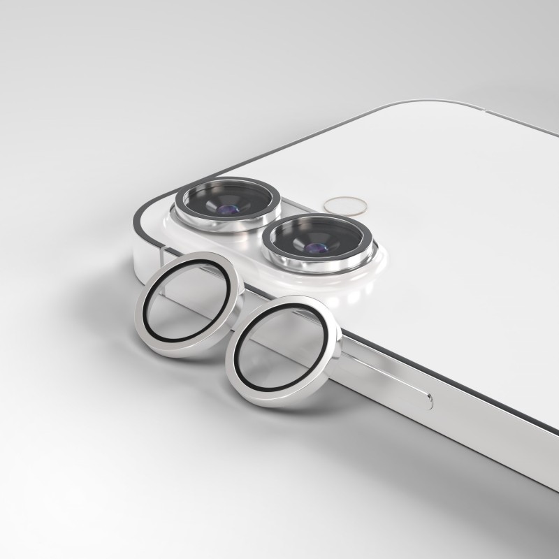 Etteri стъкло за камера за iPhone 17 бяло