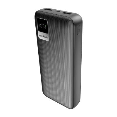 Maxlife power bank MXPB-07 20000 mAh черен