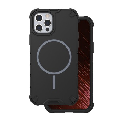Defender 2in1 Mag cover за iPhone 12 6.1" черен