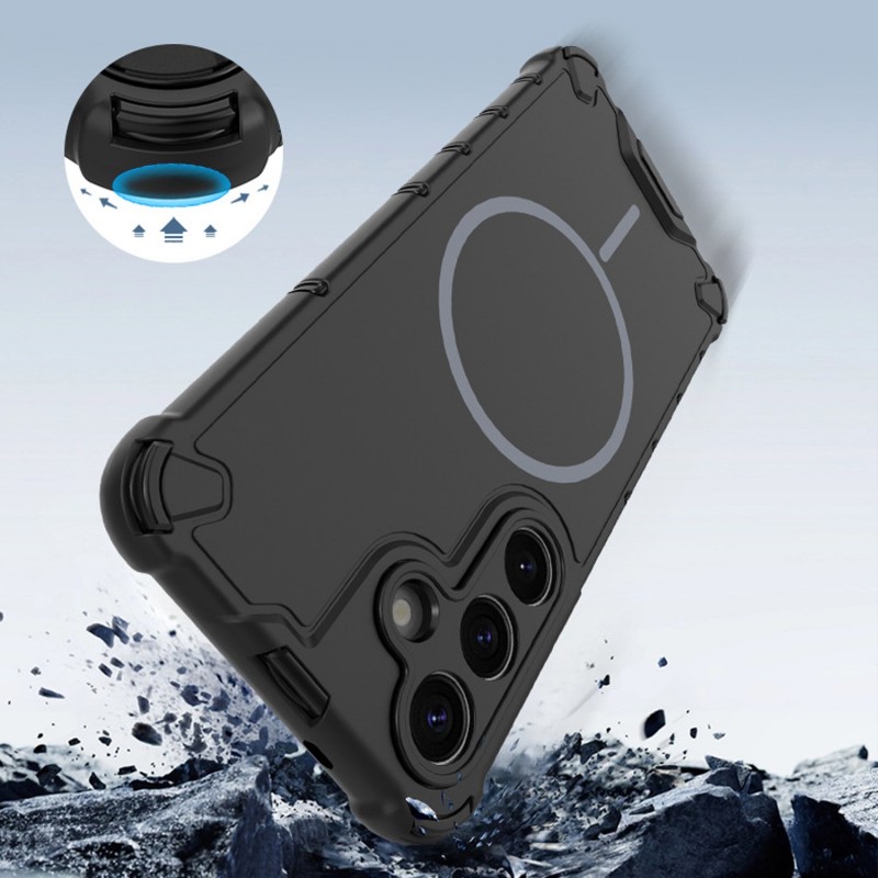 Кейс Defender 2in1 Mag за Samsung Galaxy S24 черен