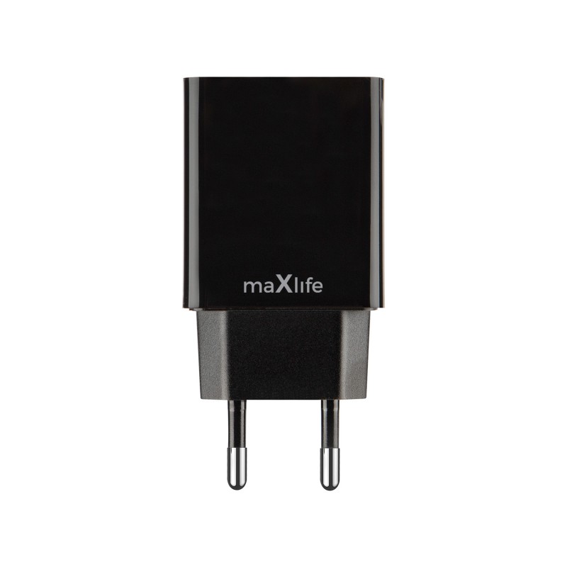 Maxlife MXTC-12 мрежово зарядно 2x USB 4.8A черно