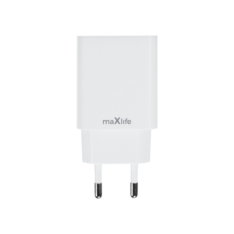 Maxlife PD QC MXTC-13-20C мрежово зарядно 1x USB-C 20W бяло
