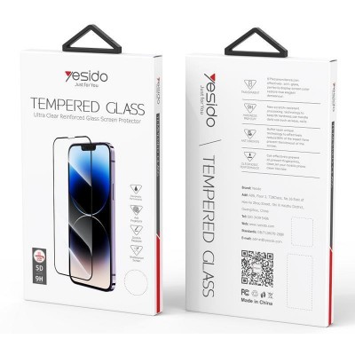 Yesido 5D стъкло iPhone 16 Plus TG01
