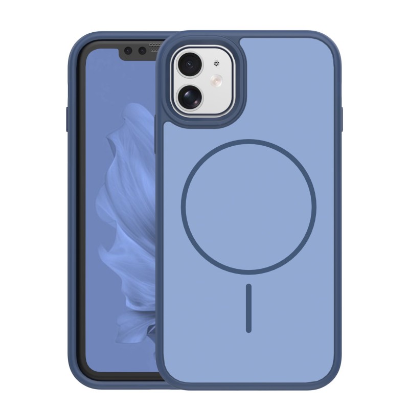 Калъф Frame Thin Mag за iPhone 11, тъмно син