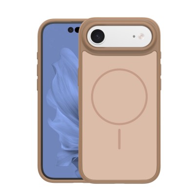 Калъф Frame Thin Mag за iPhone 17 Air 6.6" кафяв