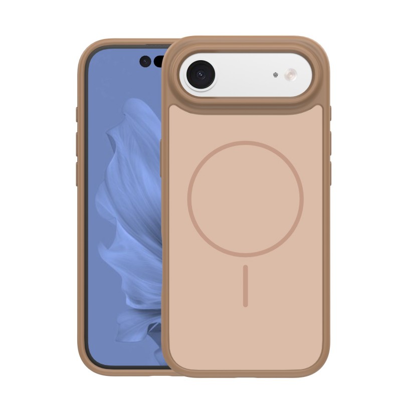 Калъф Frame Thin Mag за iPhone 17 Air 6.6" кафяв