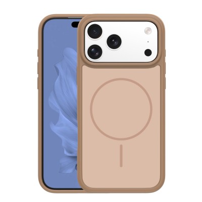 Оверлей Frame Thin Mag за iPhone 17 Pro / 18 Pro 6.3" кафяв