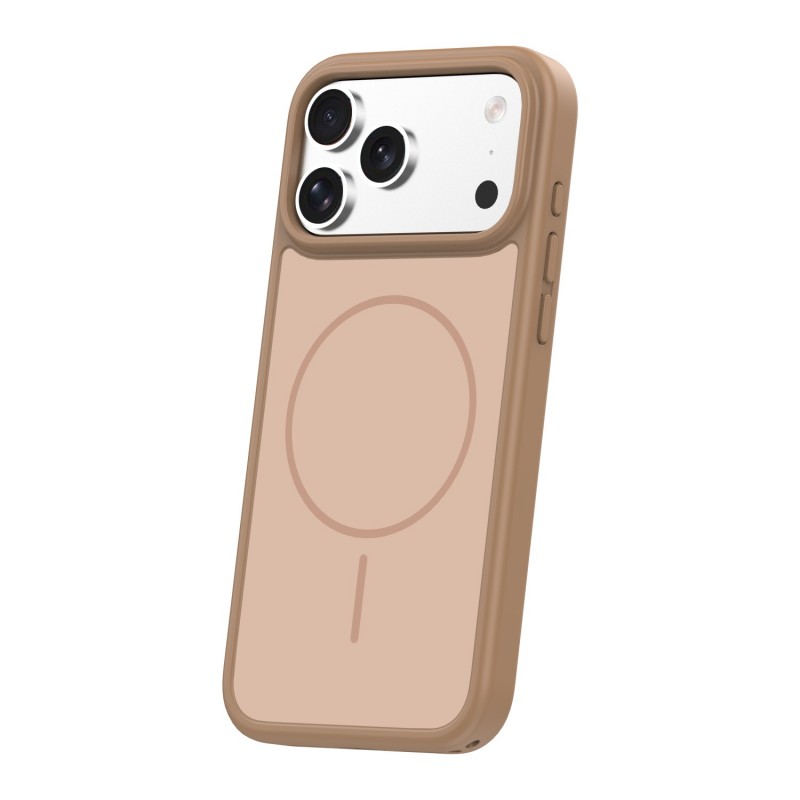 Оверлей Frame Thin Mag за iPhone 17 Pro / 18 Pro 6.3" кафяв