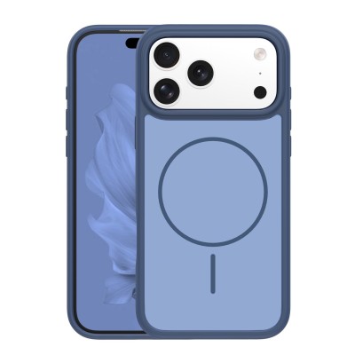 Frame Thin Mag overlay за iPhone 17 Pro / 18 Pro 6.3" тъмно син