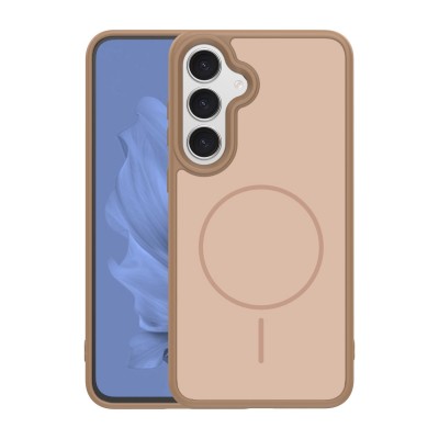 Овърлей Frame Thin Mag за Samsung Galaxy S25 FE кафяв