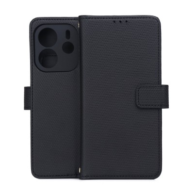 Smart Triangle Case за Xiaomi Redmi Note 14 4G (Global) (164.84 x 78.15 x 8.16 mm) черен