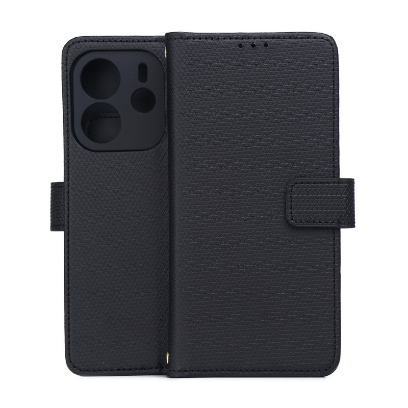 Smart Triangle Case за Xiaomi Redmi Note 14 4G (Global) (164.84 x 78.15 x 8.16 mm) черен