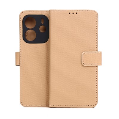 Калъф Smart Triangle за Xiaomi Redmi Note 14 4G (Global) (164.84 x 78.15 x 8.16 mm) кафяв