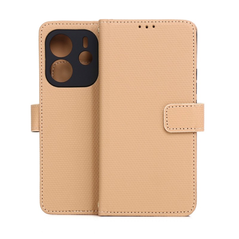 Калъф Smart Triangle за Xiaomi Redmi Note 14 4G (Global) (164.84 x 78.15 x 8.16 mm) кафяв