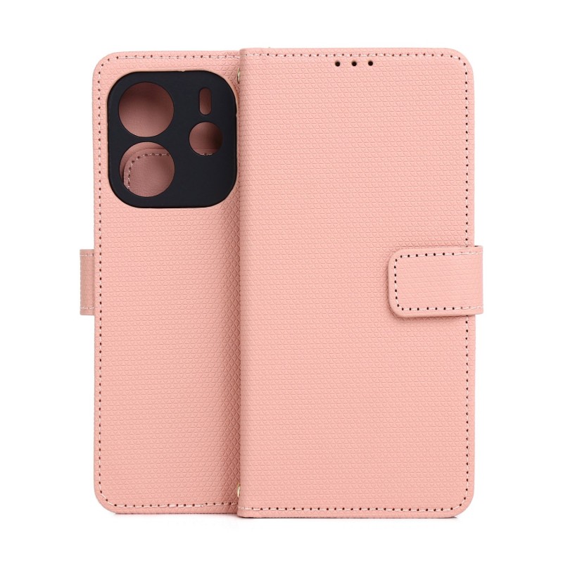 Калъф Smart Triangle за Xiaomi Redmi Note 14 4G (Global) (164.84 x 78.15 x 8.16 mm) розов