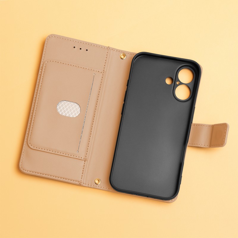 Калъф Smart Triangle за Honor 400 Lite кафяв