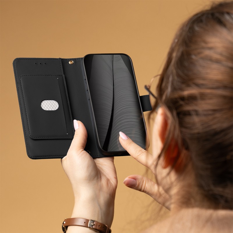 Калъф Smart Triangle за Motorola Edge 70 Fusion черен