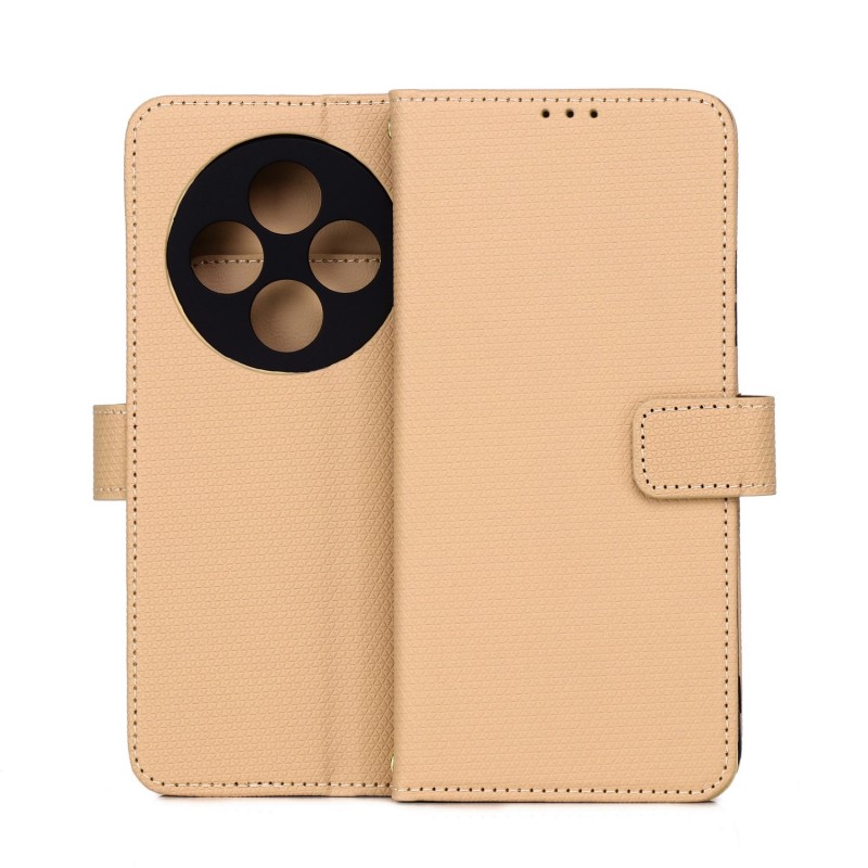 Калъф Smart Triangle за Xiaomi Redmi 14C 4G/ 14C 5G / Redmi A4 / POCO C75 кафяв