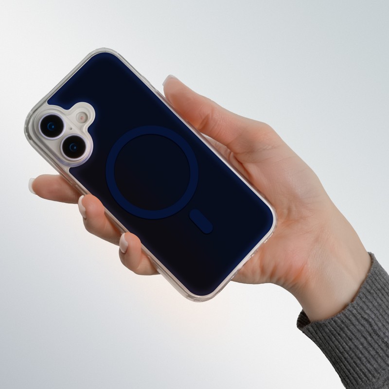 Калъф Lowkey Mag за iPhone 12 / 12 Pro 6.1" тъмно син