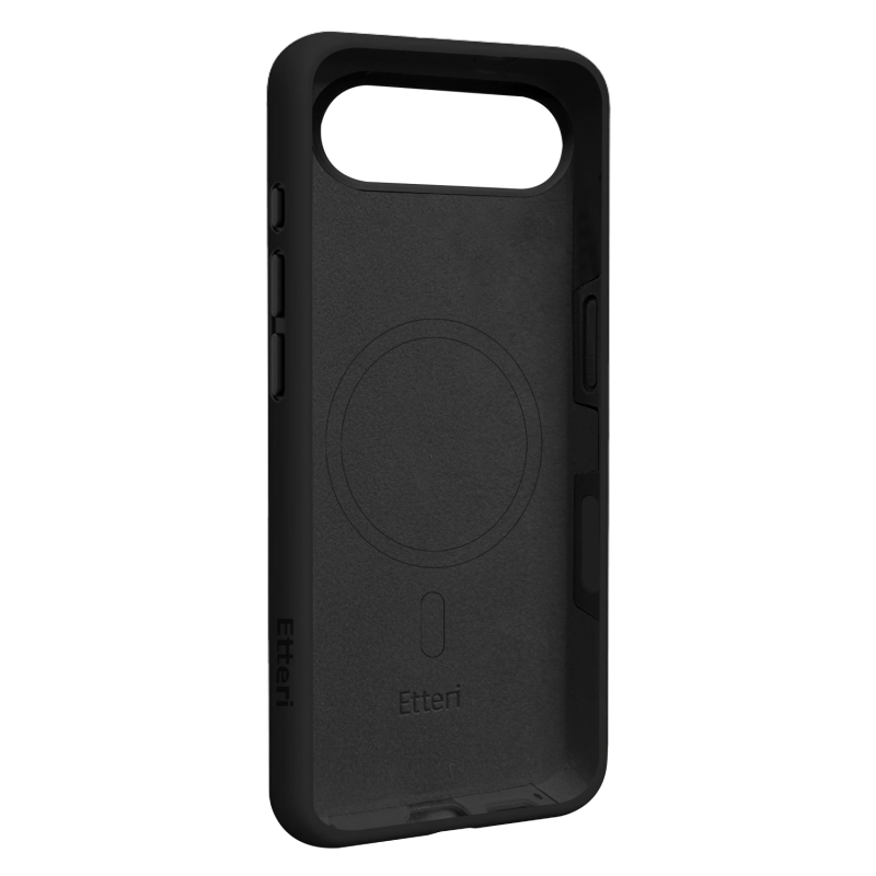 Калъф Etteri Silicone Mag за iPhone 17 Air, черен