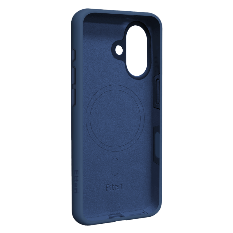 Калъф Etteri Silicone Mag за iPhone 17, тъмно син