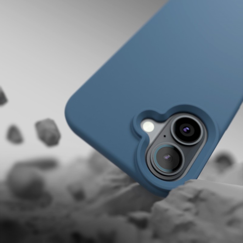 Калъф Etteri Silicone Mag за iPhone 17, тъмно син