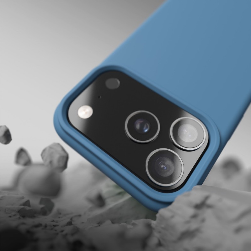 Калъф Etteri Silicone Mag за iPhone 17 Pro, тъмно син
