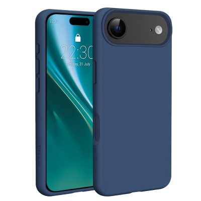 Калъф Etteri Silicone Mag за iPhone 17 Air, тъмно син