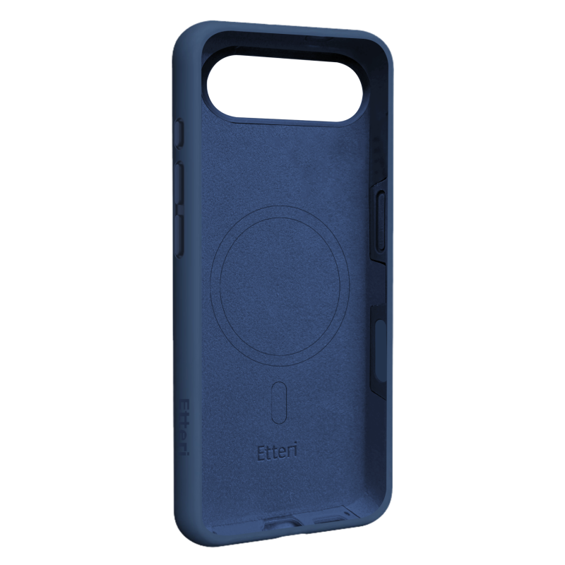 Калъф Etteri Silicone Mag за iPhone 17 Air, тъмно син