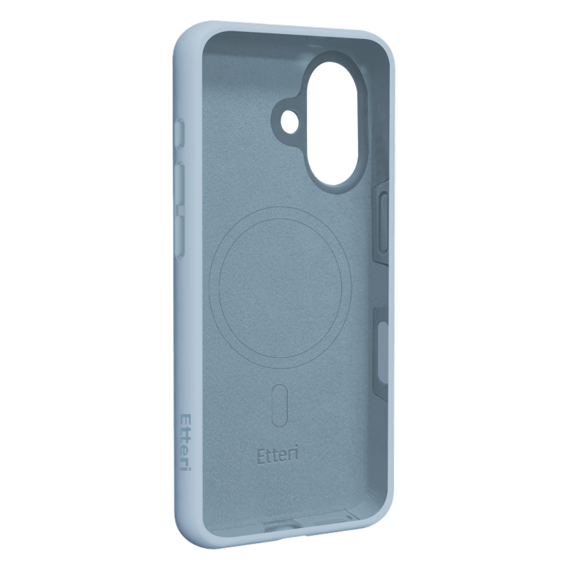 Калъф Etteri Silicone Mag за iPhone 17 светлосин