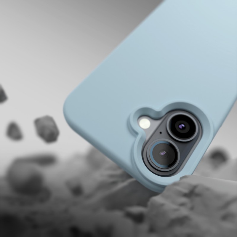 Калъф Etteri Silicone Mag за iPhone 17 светлосин