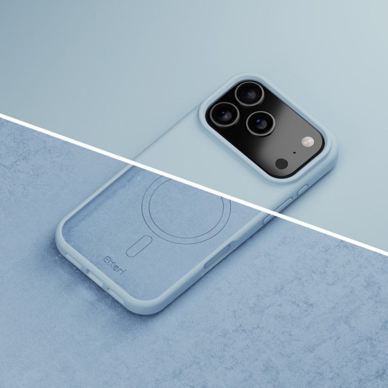 Кейс Etteri Silicone Mag за iPhone 17 Pro / 18 Pro светлосин