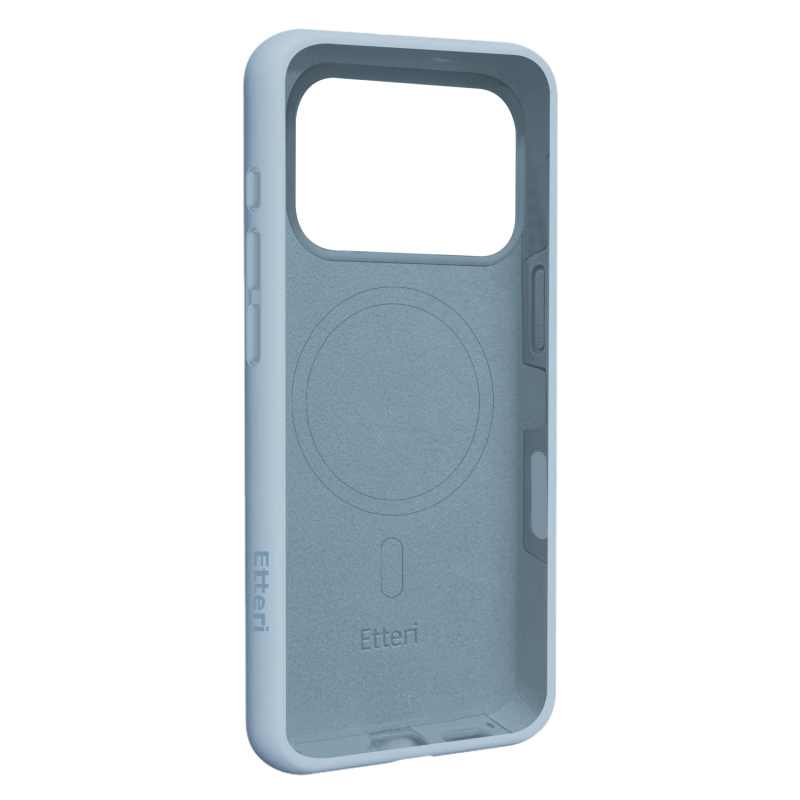 Калъф Etteri Silicone Mag за iPhone 17 Pro Max светло син