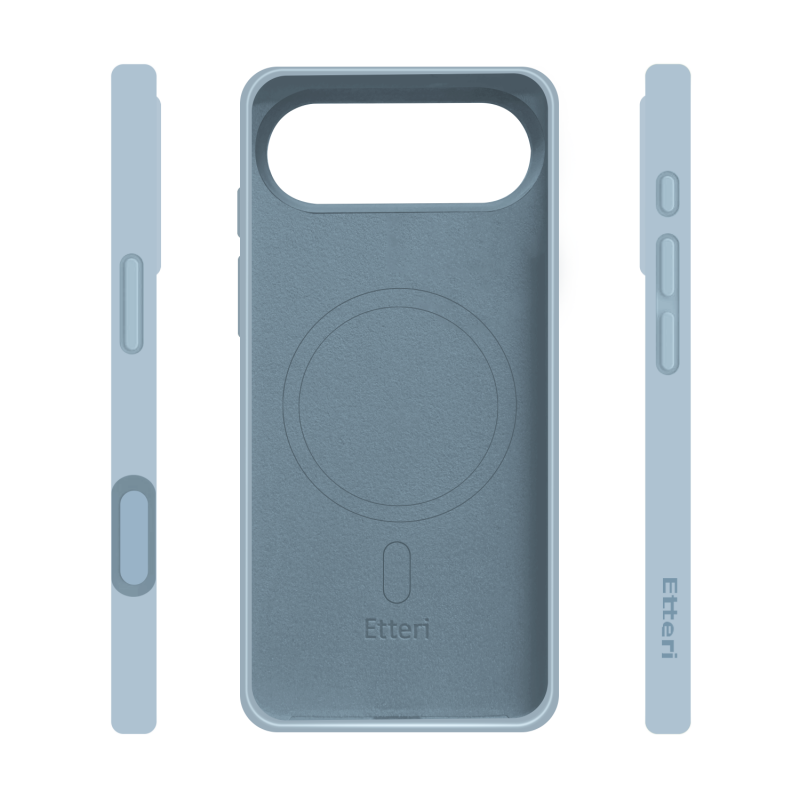 Калъф Etteri Silicone Mag за iPhone 17 Air, светло син