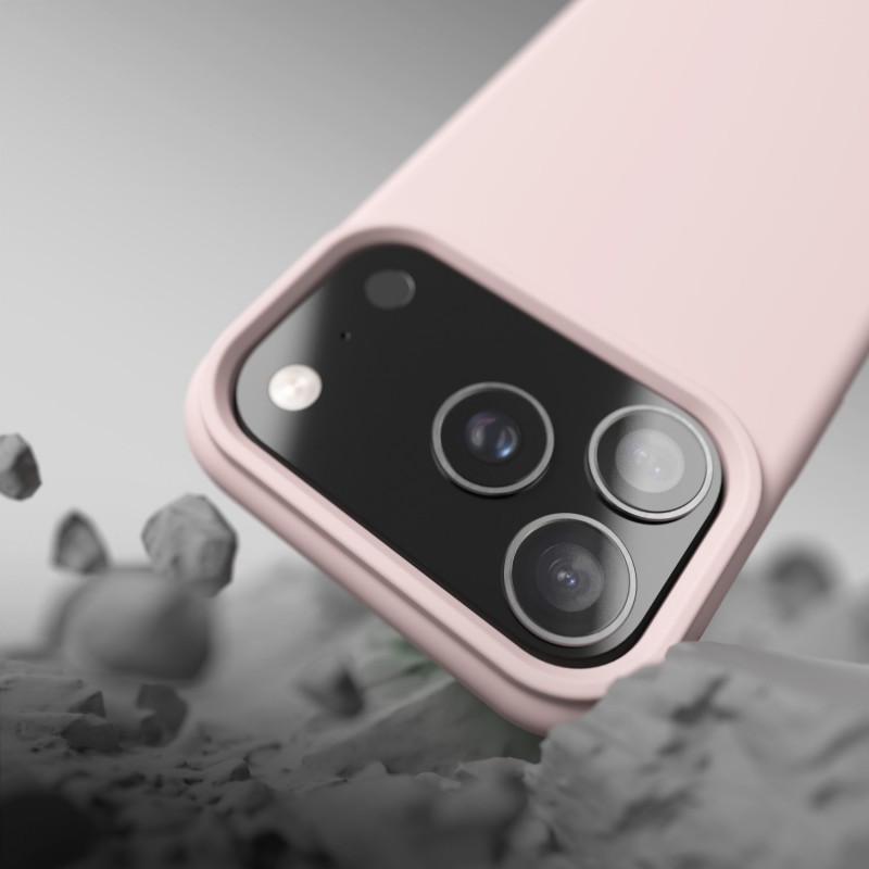 Калъф Etteri Silicone Mag за iPhone 17 Pro, светло розов