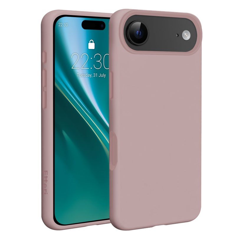 Калъф Etteri Silicone Mag за iPhone 17 Air, светло розов