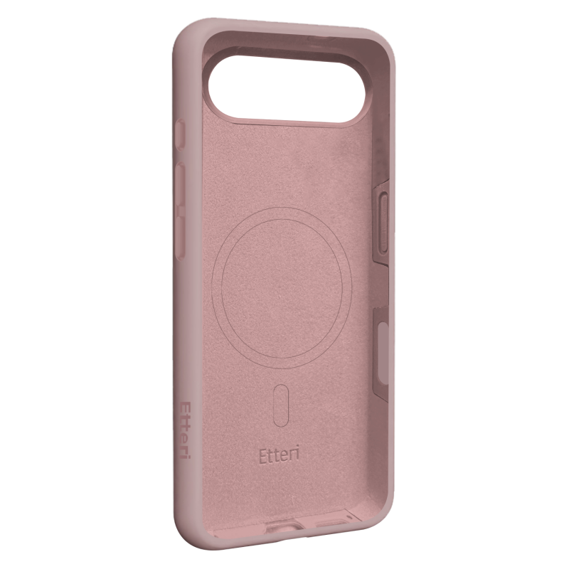 Калъф Etteri Silicone Mag за iPhone 17 Air, светло розов