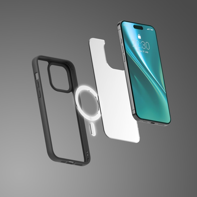 Оверлей Etteri Matt Mag за iPhone 14 Pro 6.1" черен