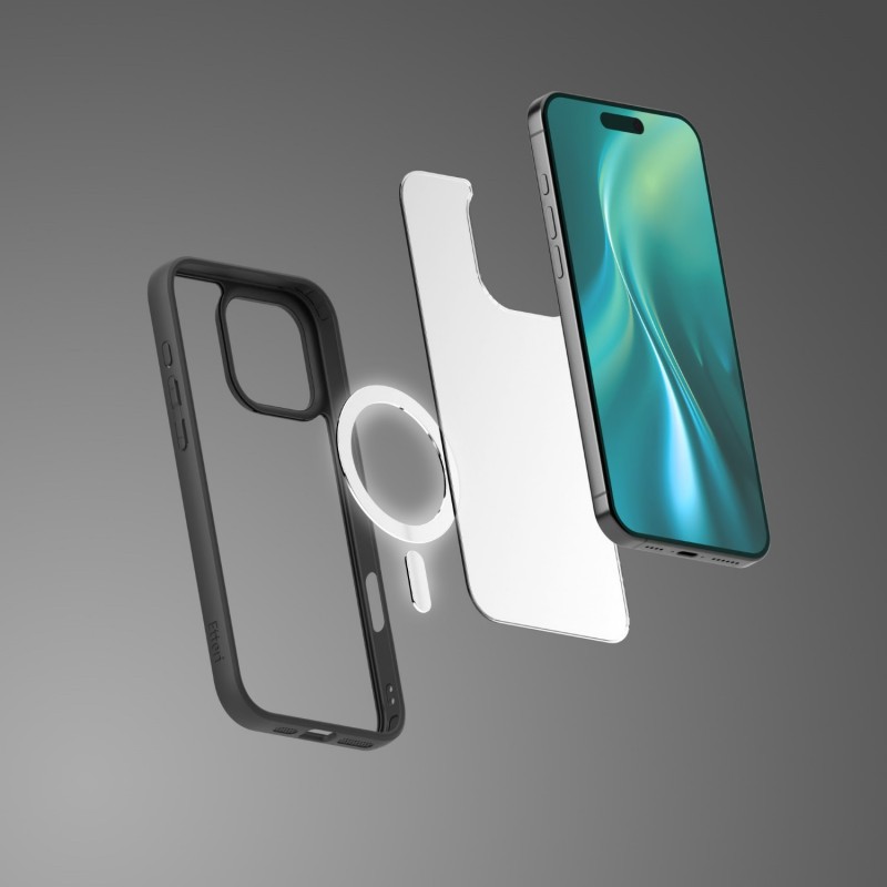Калъф Etteri Matt Mag за iPhone 17, черен