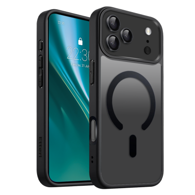 Калъф Etteri Matt Mag за iPhone 17 Pro, черен