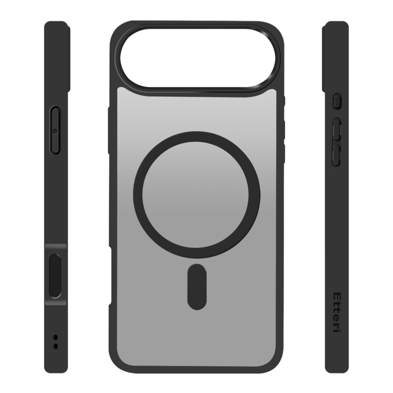 Калъф Etteri Matt Mag за iPhone 17 Air, черен