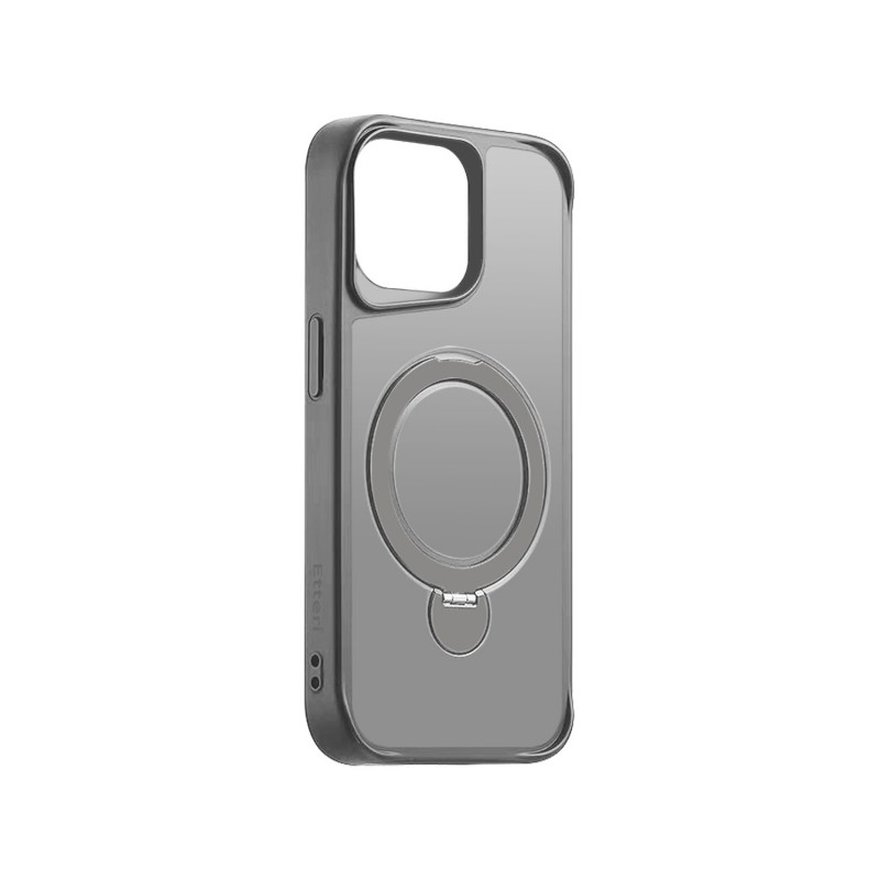 Калъф Etteri Matt Mag Ring за iPhone 12 / 12 Pro 6.1" сив