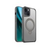 Калъф Etteri Matt Mag Ring за iPhone 14 6.1" сив