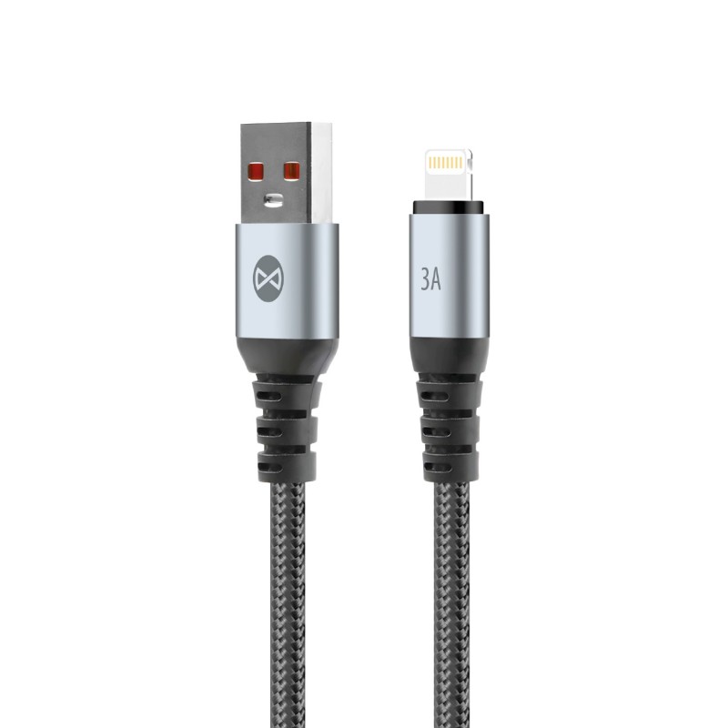 Forever кабел Braix USB - Lightning 1,0 m 3A черен