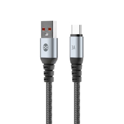 Forever кабел Braix USB - USB-C 1,0 m 3A черен