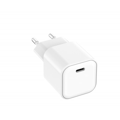 Стенно зарядно Setty USB-C 35W LSGaN-C-350 бяло
